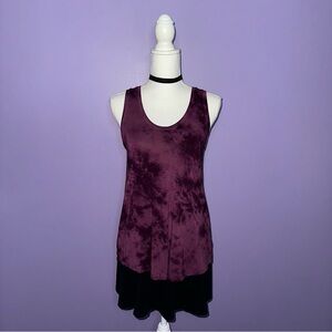 NEW American Eagle Purple Tie Dye Tank Top